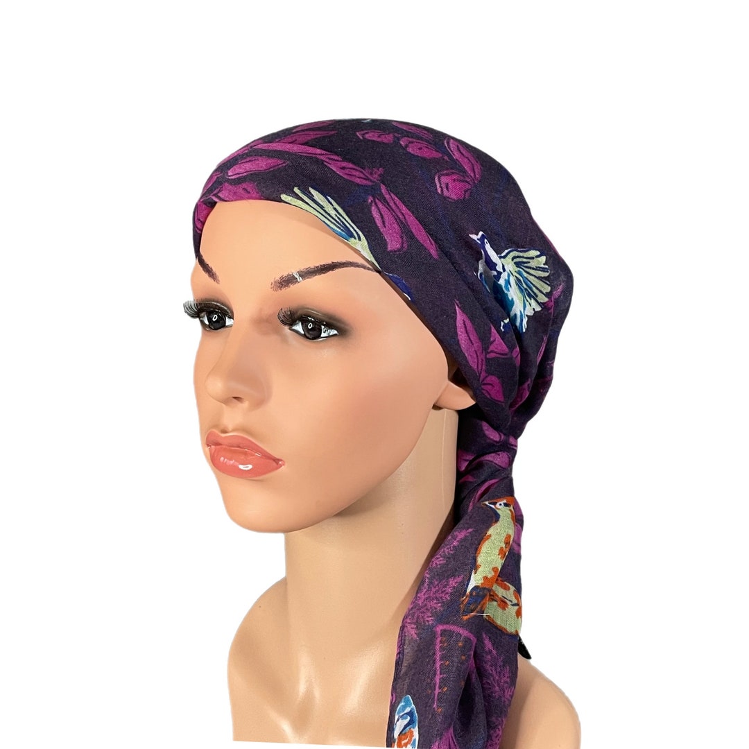 Chemo Head Scarf Headwrap Soft Large Square Tie Multiple Etsy