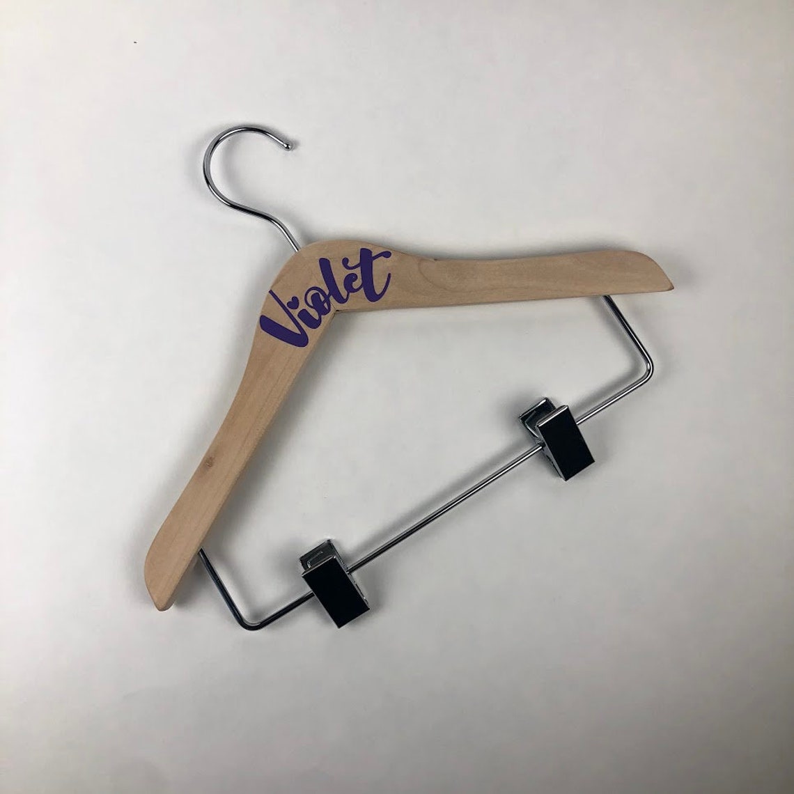 Personalized Baby Clothes Hanger Etsy