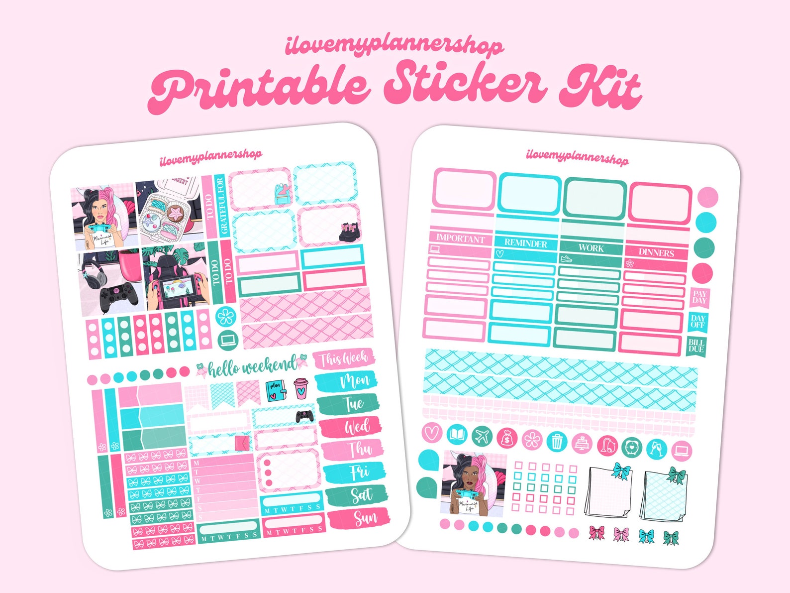 Free Printable Weekly Kit