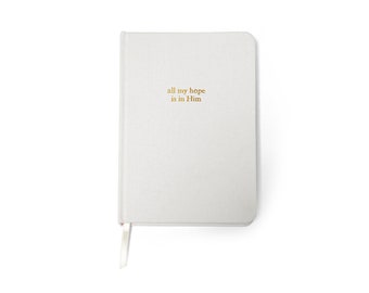 Luxury Linen Journal Notebook Diary  | Christian Journal | Christian Gifts for Women