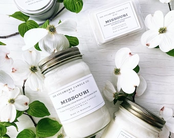 Missouri Hand Poured Pure Soy Candles and Melts
