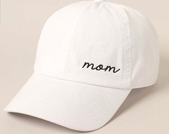 Mom Embroidered Baseball Cap