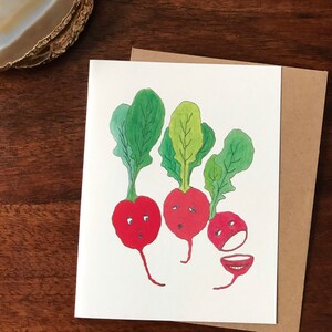 Der praktische Witz - 4,25 x 5,5 Zoll wunderliche Pflanzliche Illustration Recycling Papier leere Notecard