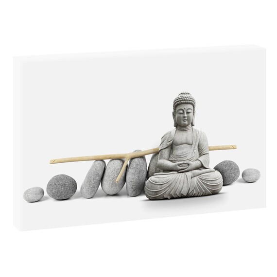 Buddha Feng Shui Wedge Frame Canvas Poster Xxl 1 Cm80 Cm Etsy