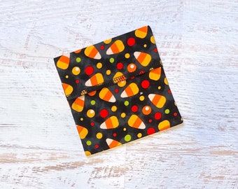 Pad Wrapper Candy Corn PUL Reusable Washable Cloth Menstrual Pad Storage