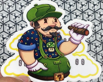 OG Luigi (Nintendo) Vinyl Sticker