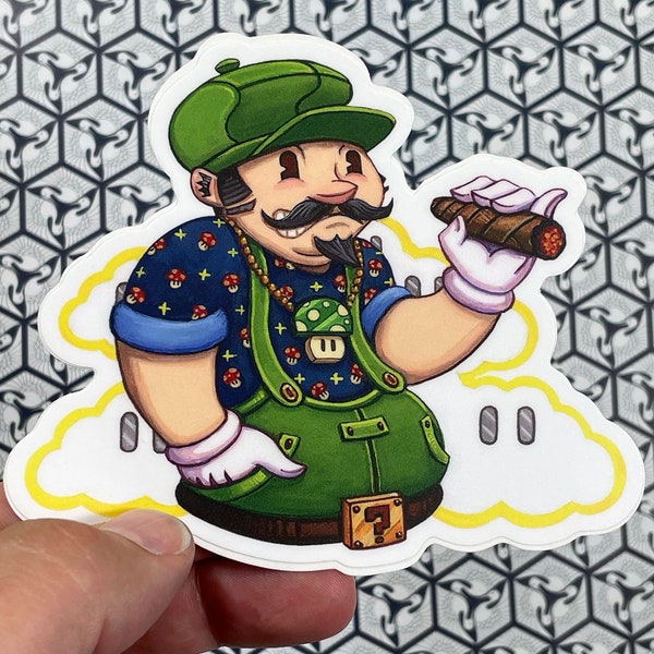 OG Luigi (Nintendo) Vinyl Sticker