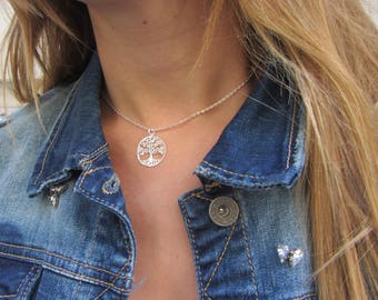 Tree of life necklace sterling silver ,Tree of life jewelry, Mom gift, Tree of life pendant, Tree of life jewelry, necklace 925