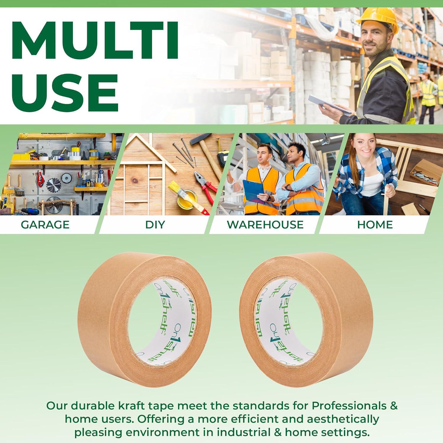 Max Solutions Strong Kraft Paper Packing Tape Eco Friendly Environment - View #7