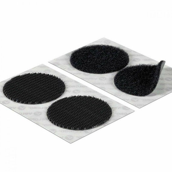 Velcro Black Sticky Back Coins