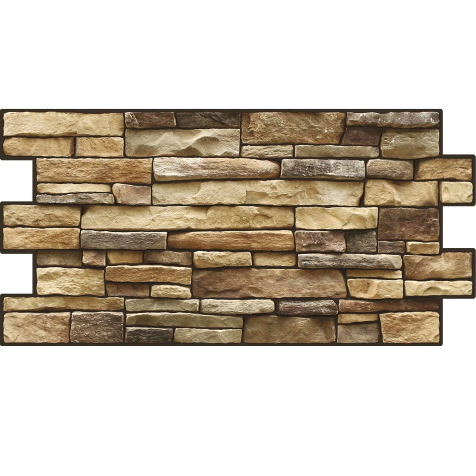 Pvc Stone Cladding 3D Slate Wall Panel - Faux Stone PVC Cladding (980 X 480 Mm) - Etsy UK
