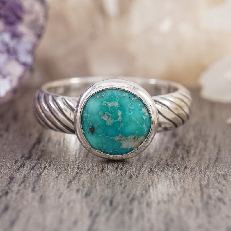 Turquoise Ring,blue Turquoise Ring,minimalistic ring,925 Solid Sterling Silver Ring,gemstone handmade,best gift for her,Turquoise Jewelry