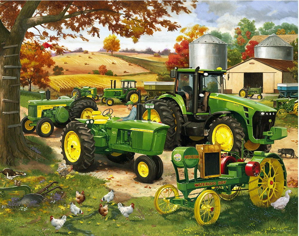 Legacy of John Deere 11x14 Etsy