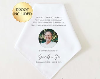 Memorial Sympathy Gift for Loss of Loved One, Photo Gift for Loss of Mother Father, Bereavement Remembrance Condolence In Loving Memory Gift