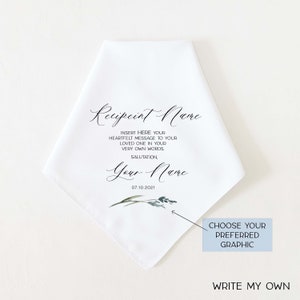 I CHOOSE YOU Groom Gift from Bride on Wedding Day, Personalized Wedding Handkerchief Gift Groom, Wedding Gift Groom, Groom Pocket Square Write My Own