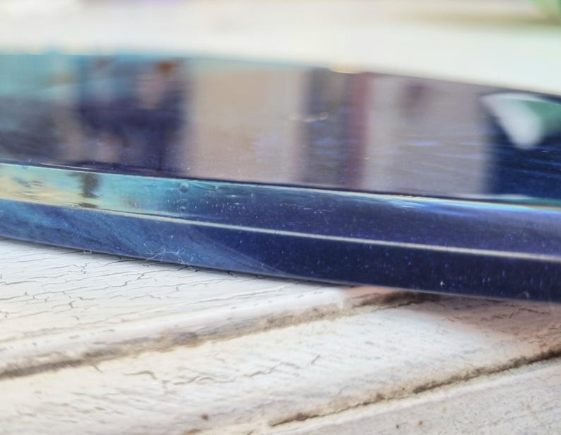 Surfboard Epoxy Resin Statue for Bookshelf Table Beach Home Decor