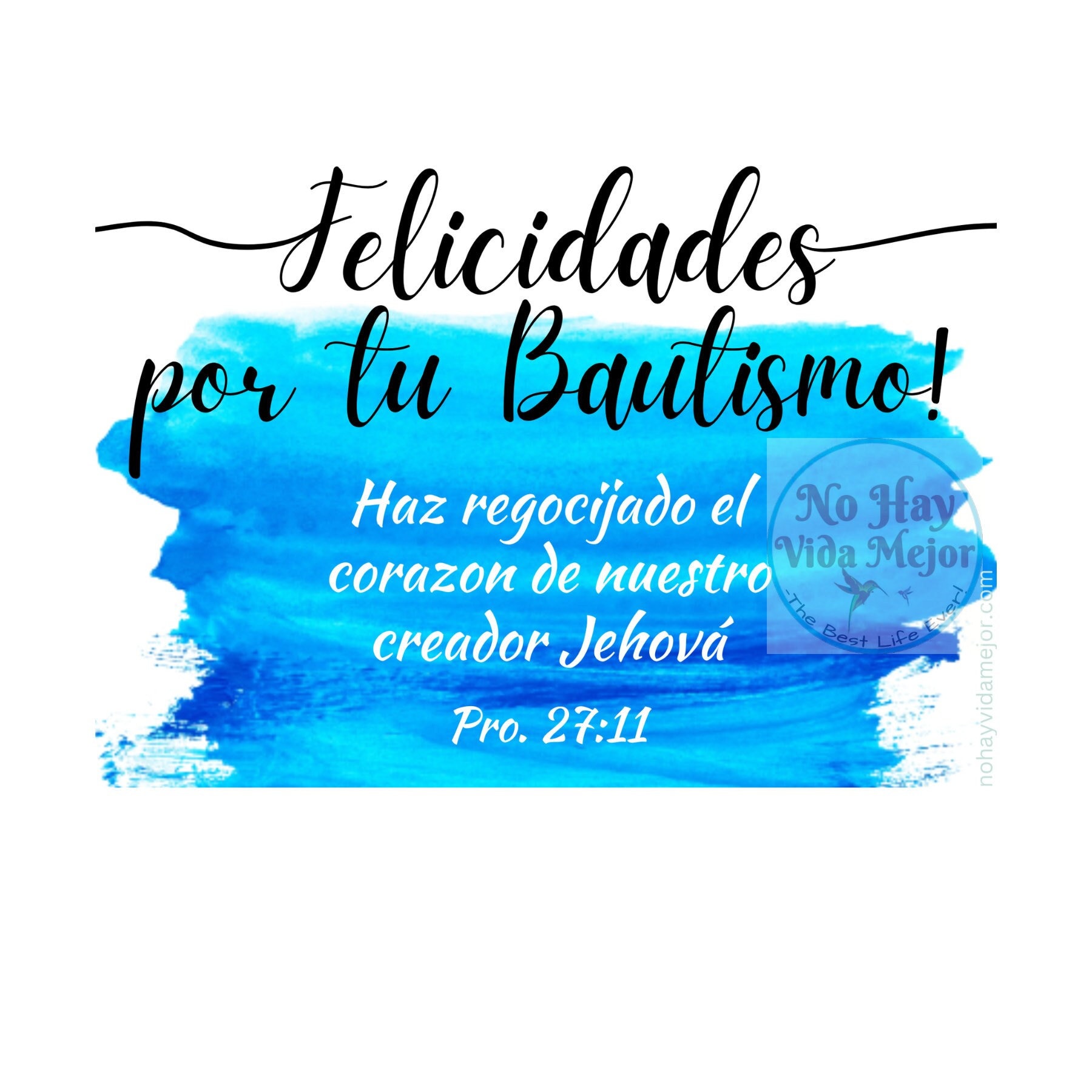 JW Tarjeta Para Bautismo Printable Card Digital Download Card - Etsy