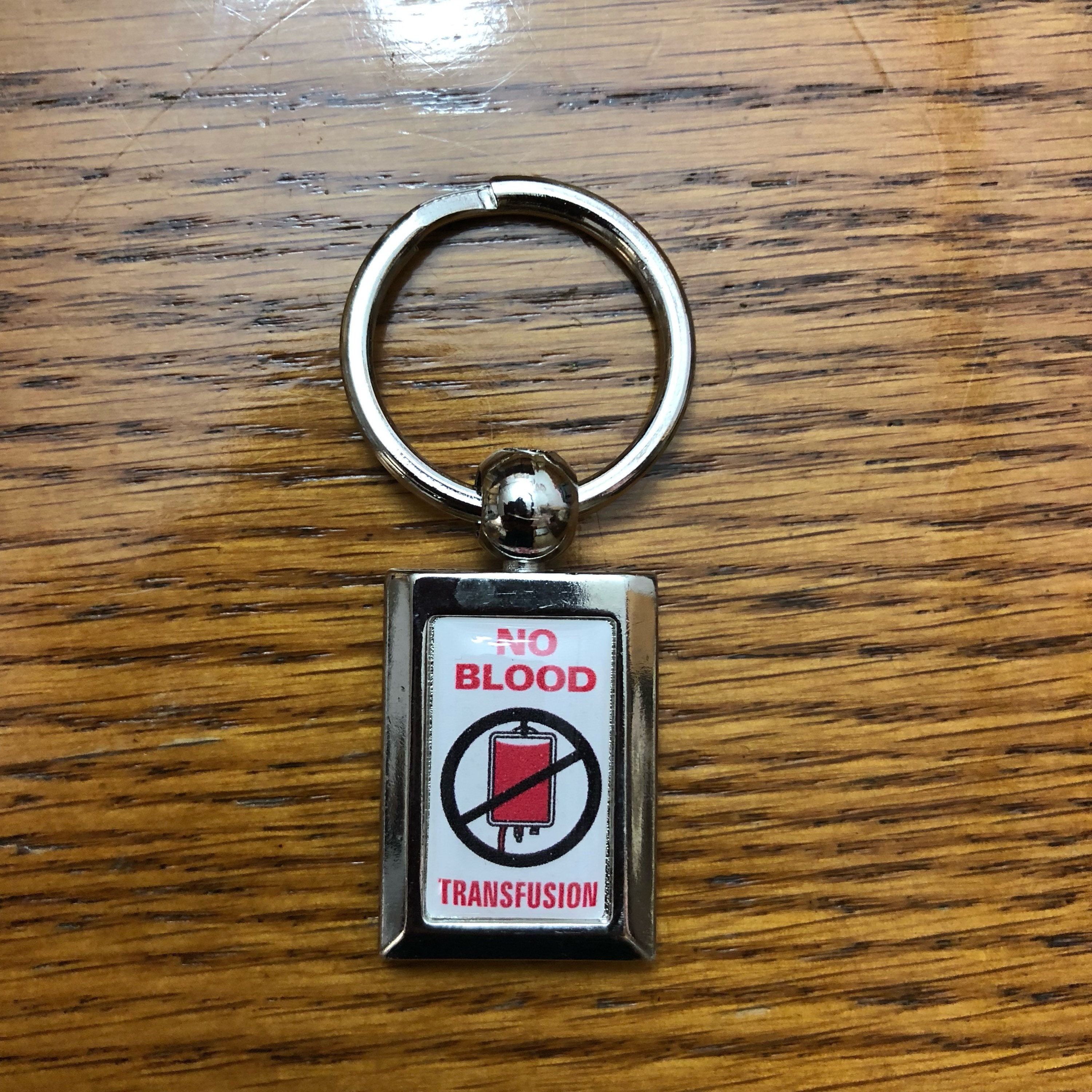 JW No Blood Transfusion Key Chain Keychain English JW Gift Idea jw-no-blood-transfusion-key-chain-keychain-english-jw-gift-idea