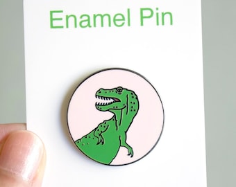 T-rex hard enamel pin