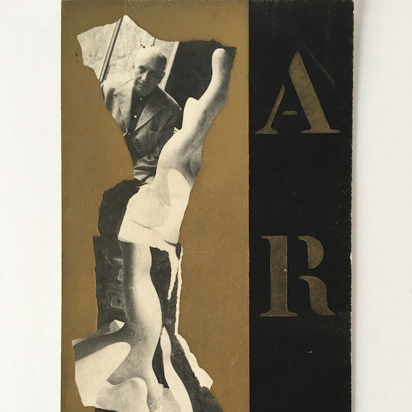 Jean Arp, original pochoir and phototype, 1955