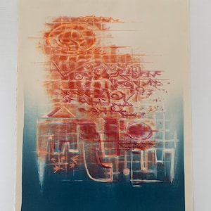 Théo Kerg, ‘Ose donc être’, original signed colour lithograph, 1970