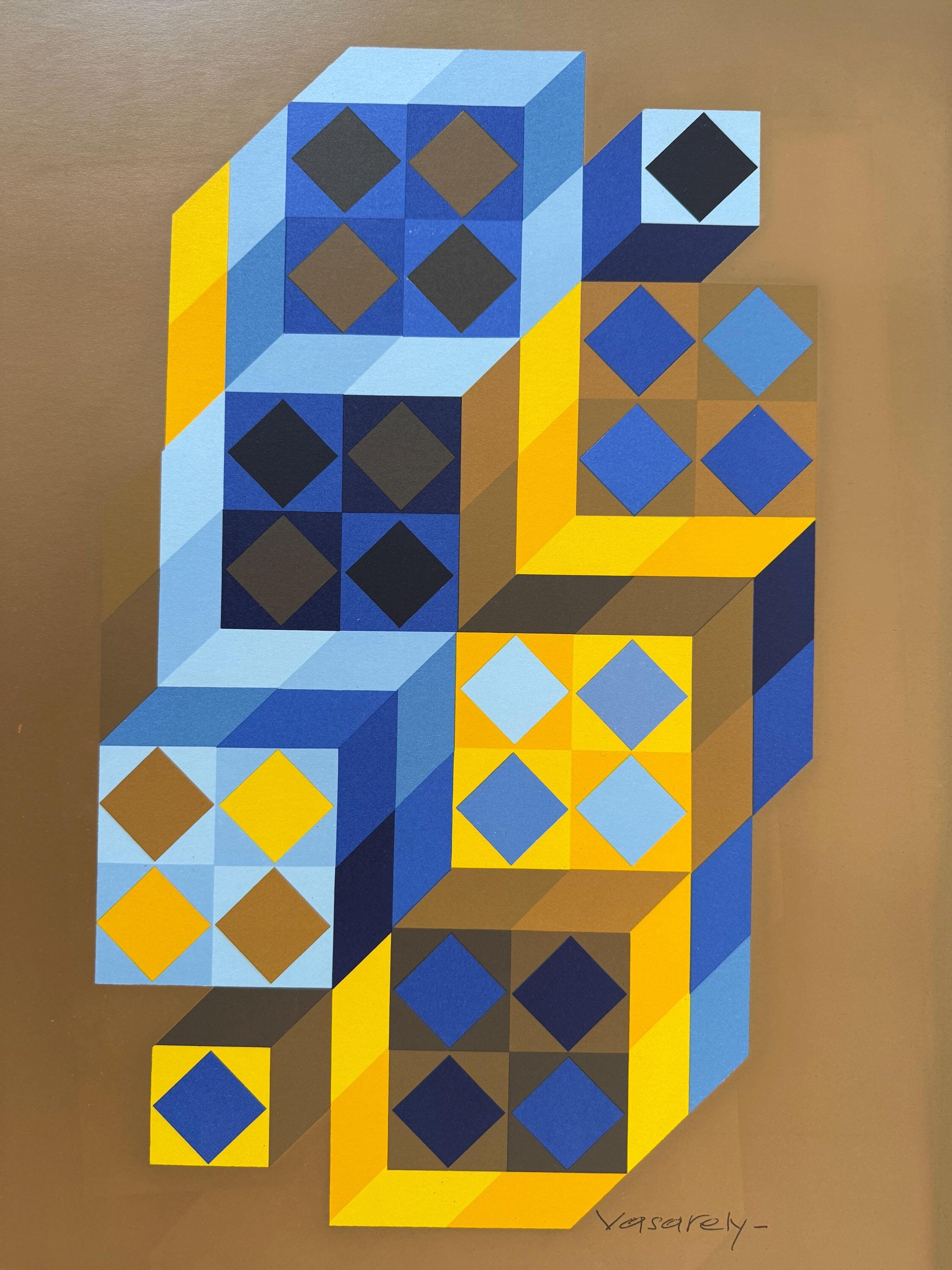 Vasarely op art - Etsy 日本