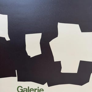 Eduardo Chillida, original vintage exhibition poster, 1968