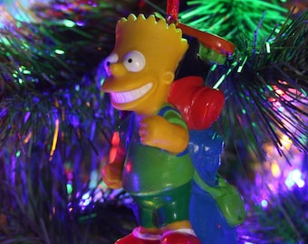 Bar Simpson Character Christmas Ornaments