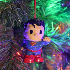 Super Man Character Pop Culture Christmas Ornament