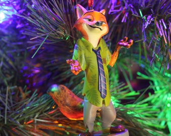 Zootopia Pop Culture Christmas Ornaments - Etsy