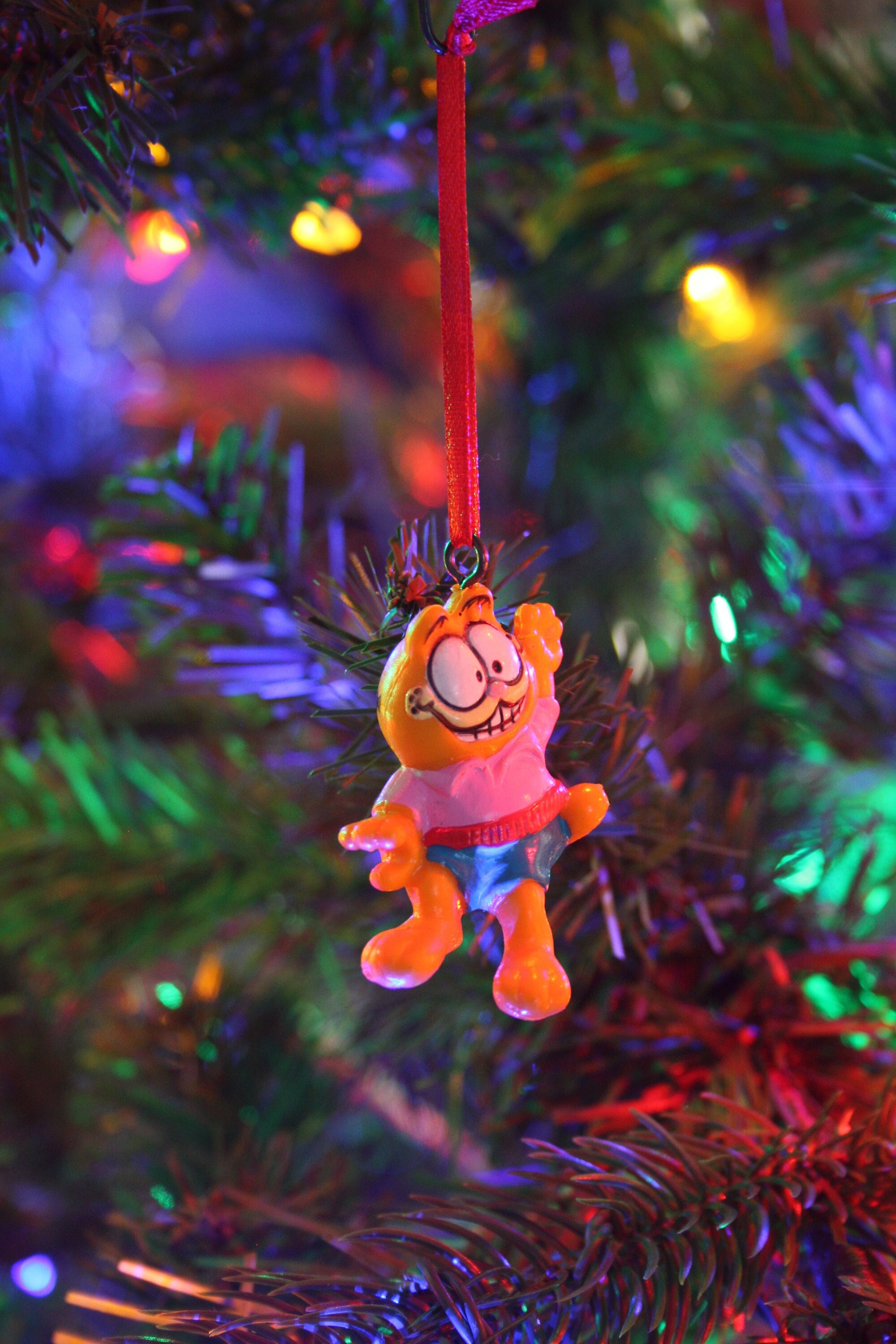 2022 Garfield Christmas Ornament Garfield Christmas Ornament | Etsy