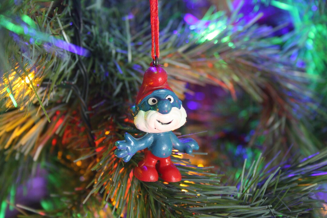 Smurf Cartoon Character Pop Culture Christmas Ornaments - Etsy