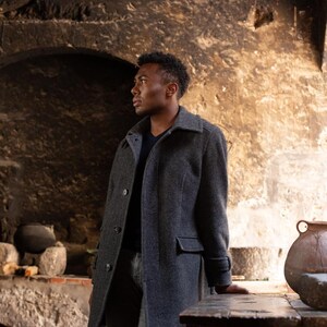 Merino Wool Peacoat Etsy