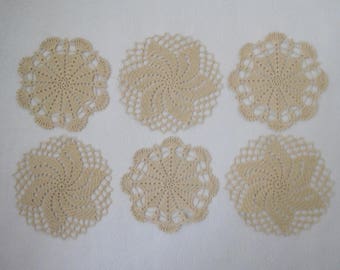 6 raffinati centrini all\'uncinetto | Etsy 6 raffinati centrini all\'uncinetto | Etsy