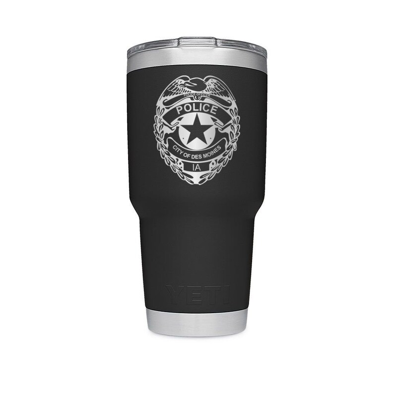 Gift for Police Officer Personalized YETI Tumbler Police Etsy
