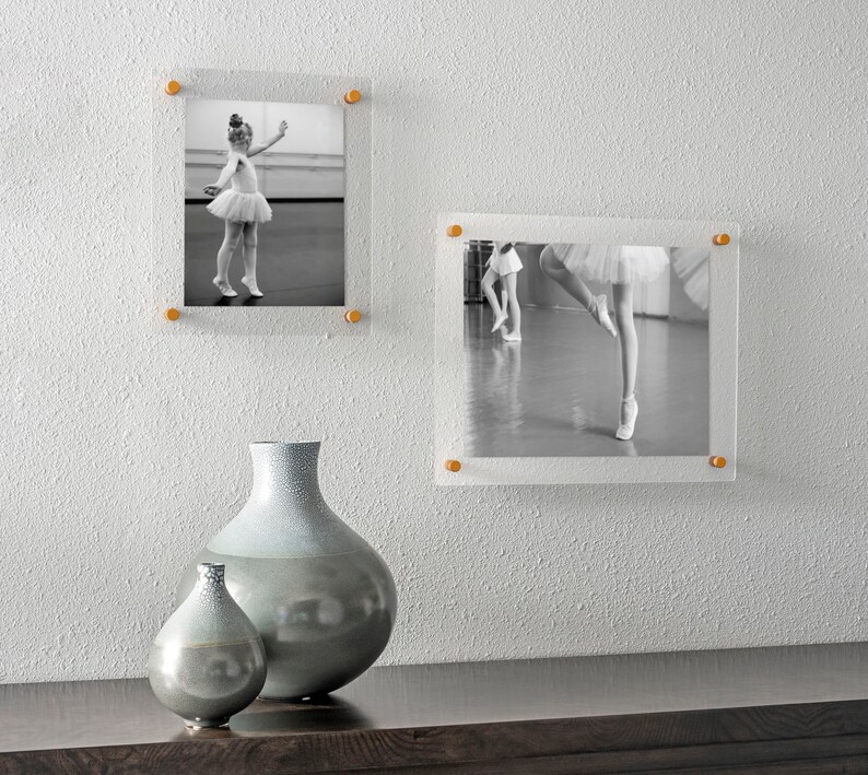 Custom Acrylic Frame Photo Floating Frame Frameless Etsy
