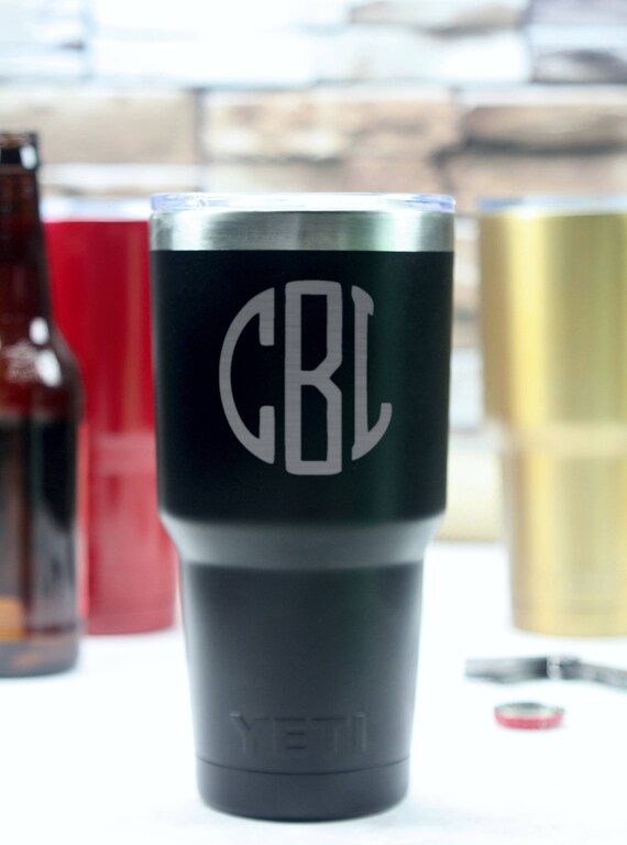monogrammed yeti mug