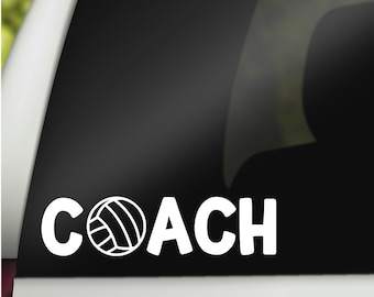 Coach Tumbler Decal, Coach Gift, Soccer Coach Decal, Baseball Coach, Football Coach, Volleyball