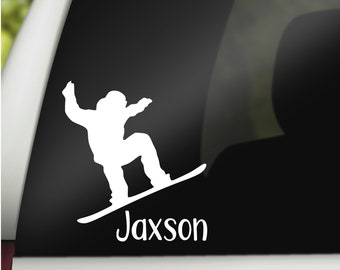 Snowboarding Decal, Snowboarder Gift, Gifts for Skiers, Adventure Lover Gift, Winter Sports Decal
