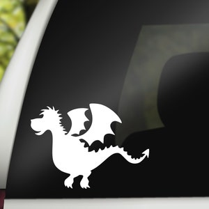 Baby Dragon Decal, Dragon Name Decal, Dragon Party Favors, Kids Tumbler Decal