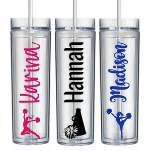 Cheerleading Gift, Cheer Tumbler, Cheer Coach Gift, Cheer Squad Gift, Kids Sports Bottle