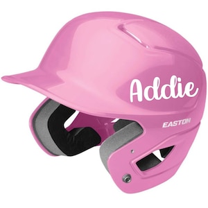 Softball Helmet Name Decal, Sports Equipment Decal, Softball Gifts