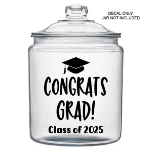 Congrats Grad Decal, Graduation Decal, Gifts for Grads, Graduation ...