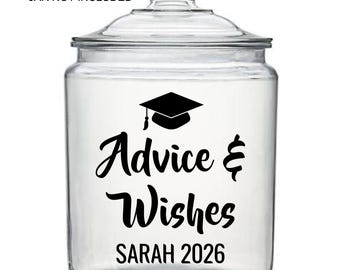 Personalized Graduation Advice and Wishes Decal, Class of 2026