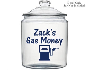 Money Jar Sticker Novelty FUN Money Box Sticker Holiday Fund Jar Sticker Money Jar Sticker Novelty FUN Money Box Sticker Holiday Fund Jar Sticker