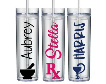 Pharmacist Tumbler, Pharmacy Tech Gift, Pharmacists Gift