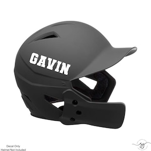 Batting Helmet Name Decal, Sports Equipment Decal, Softball Decal, Baseball Gifts