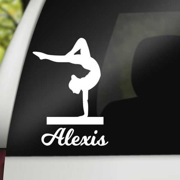 Gymnast Decal Etsy