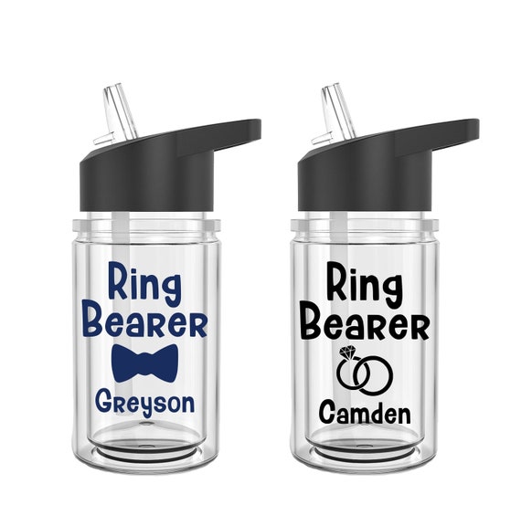 Ring bearer water bottle sale