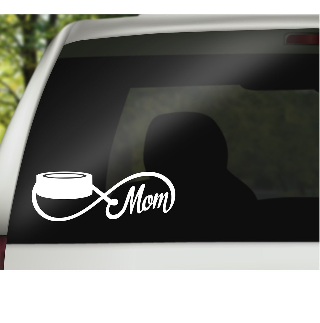 Hockey Mom Decal Sports Mom Car Decal Soccer Mom Football Etsy